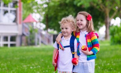 primer día de clases en kinder