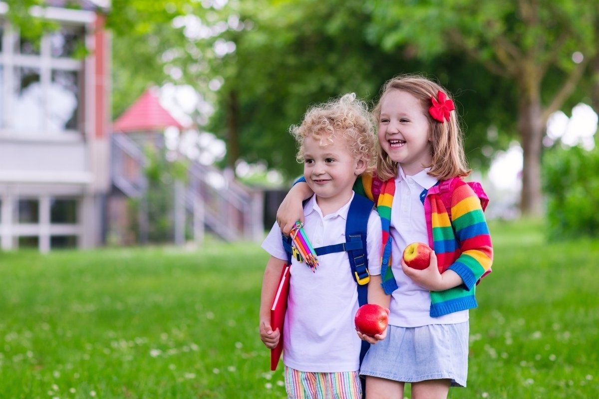primer día de clases en kinder