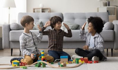 niños de 5 y 8 años