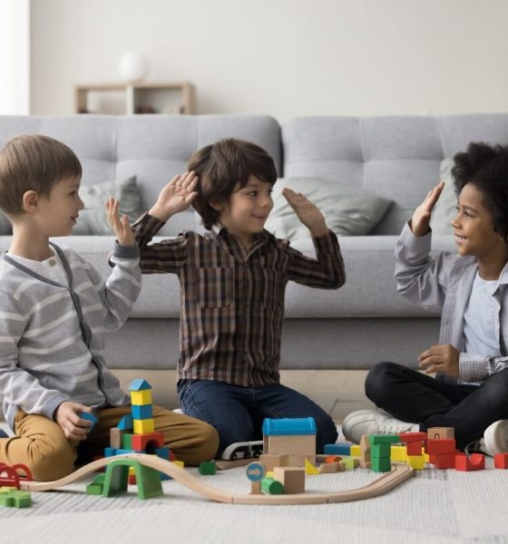 niños de 5 y 8 años