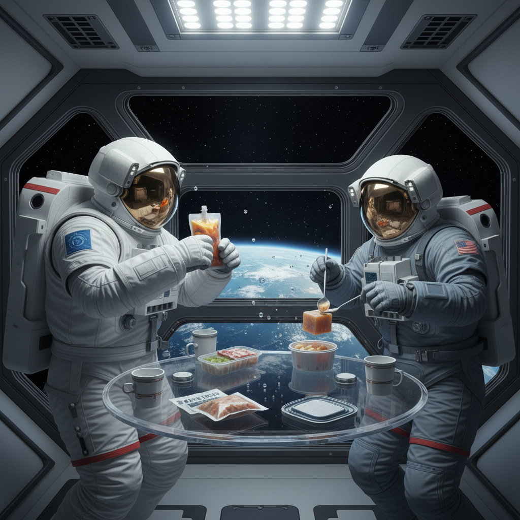 comer como astronautas